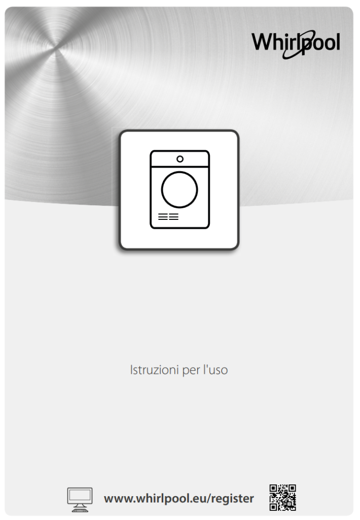 Manuale Utente Asciugatrice Whirlpool 6th Sense