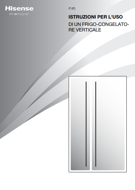 Manuale di Istruzioni Frigorifero Hisense RS711N4ACE PDF