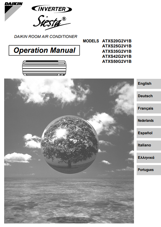 Manuale Telecomando Daikin Siesta PDF