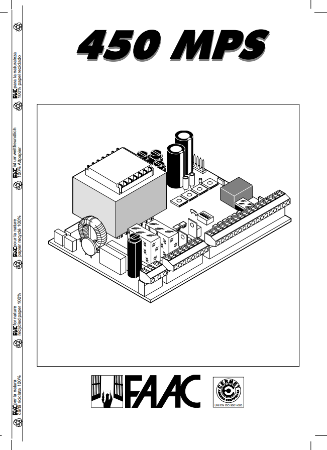 Manuale FAAC 450 MPS PDF