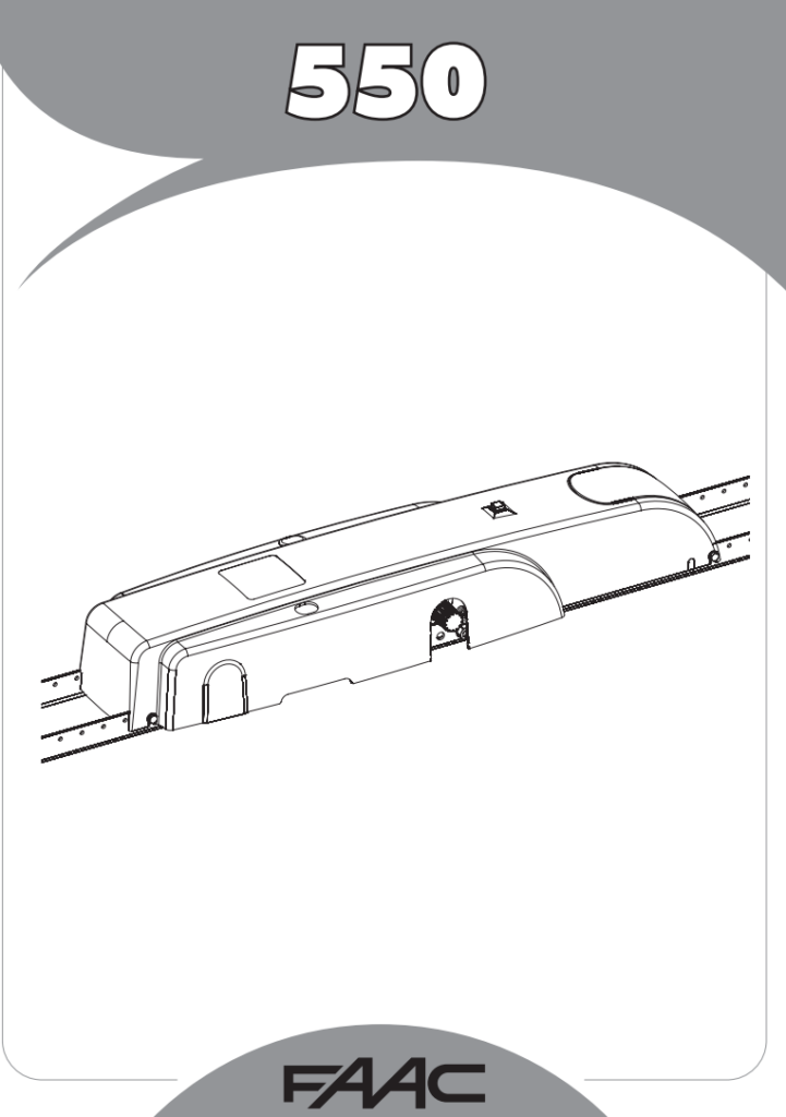 Manuale FAAC 550 PDF