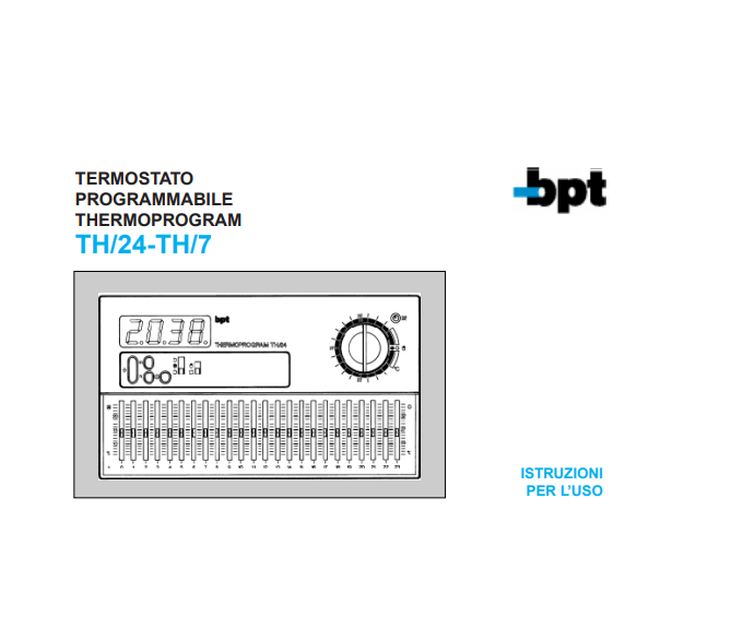 Termostato CAME BTP TH/24 e TH/7