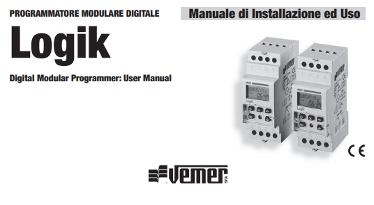 Manuale Vemer Logik PDF