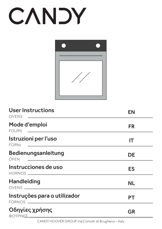 Manuale Candy FIDC X602 PDF