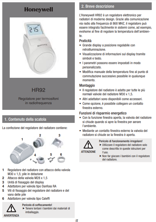 Honeywell HR92