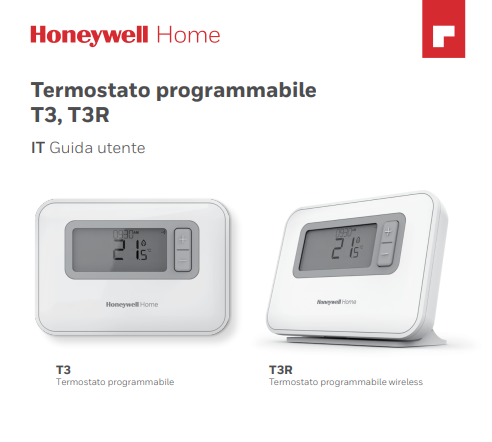 Manuale Honeywell T3 PDF