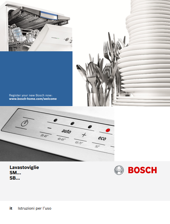 Manuale Lavastoviglie Bosch Silence Plus PDF