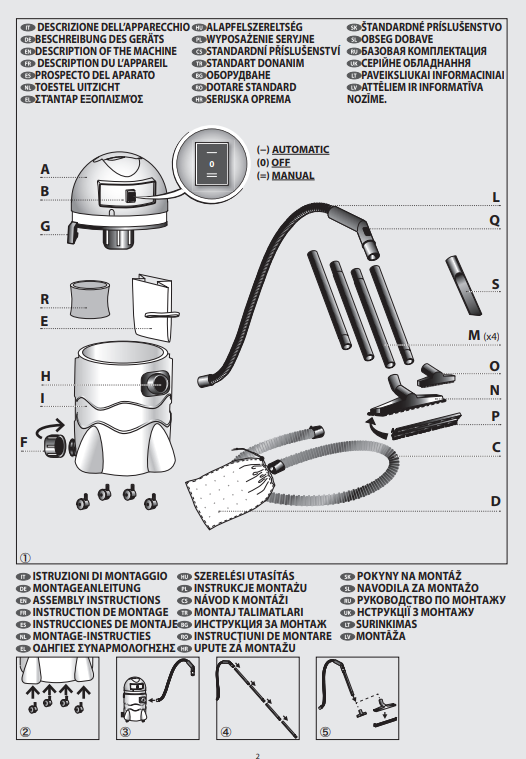 Manuale Lavor Swimmy PDF