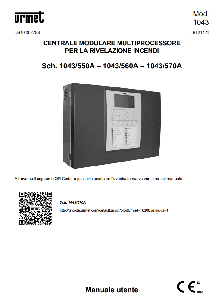 Manuale Urmet 1043 PDF
