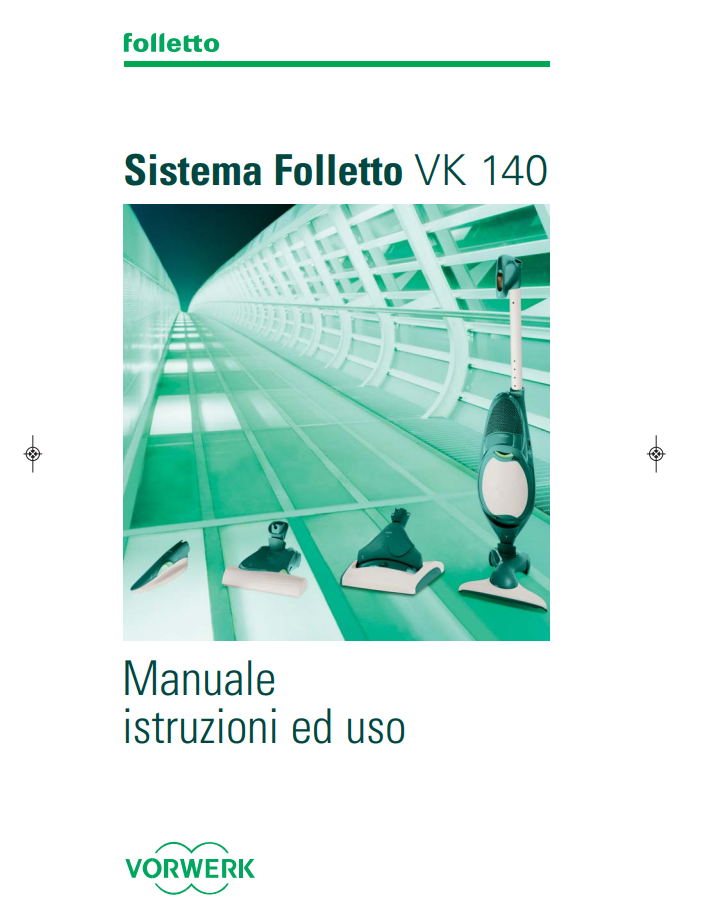 Manuale Folletto VK 140 PDF