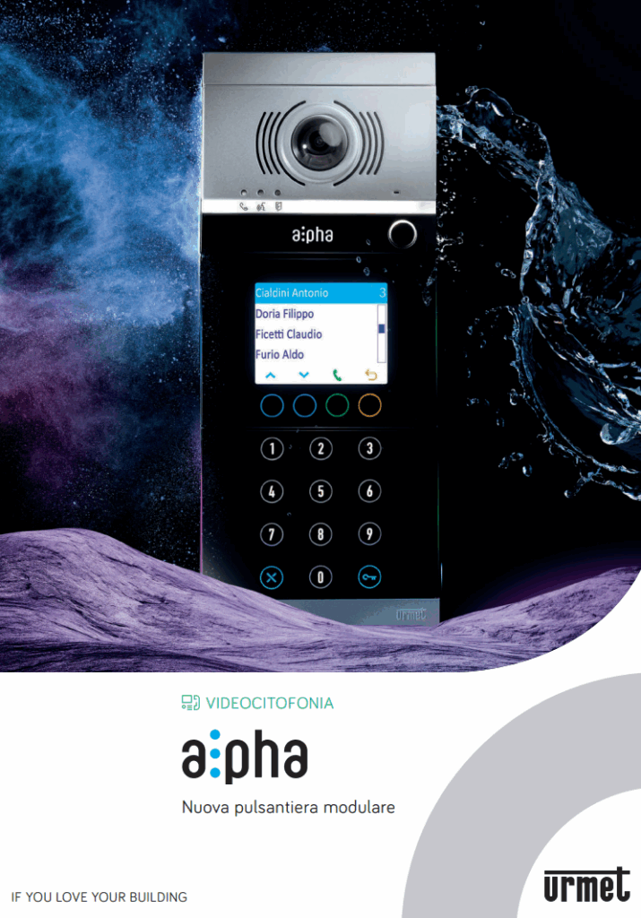 Manuale Urmet Alpha PDF