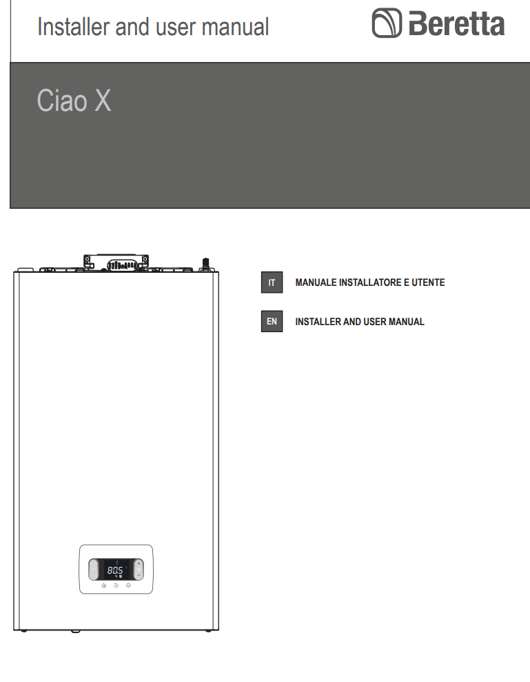 Manuale Beretta Ciao X PDF