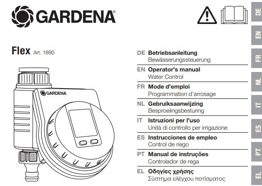 Manuale Gardena Flex PDF
