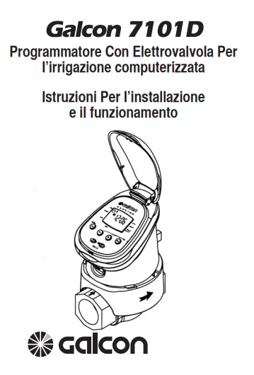 Manuale Galcon 7101D PDF
