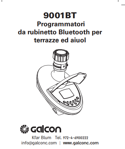 Manuale Galcon 9001BT PDF