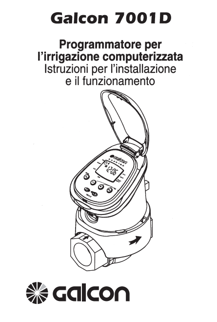 Manuale Galcon 7001D PDF