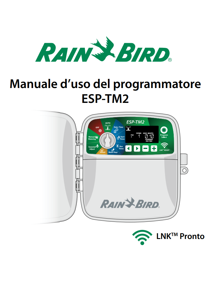 Manuale Rain Bird ESP-TM2 PDF