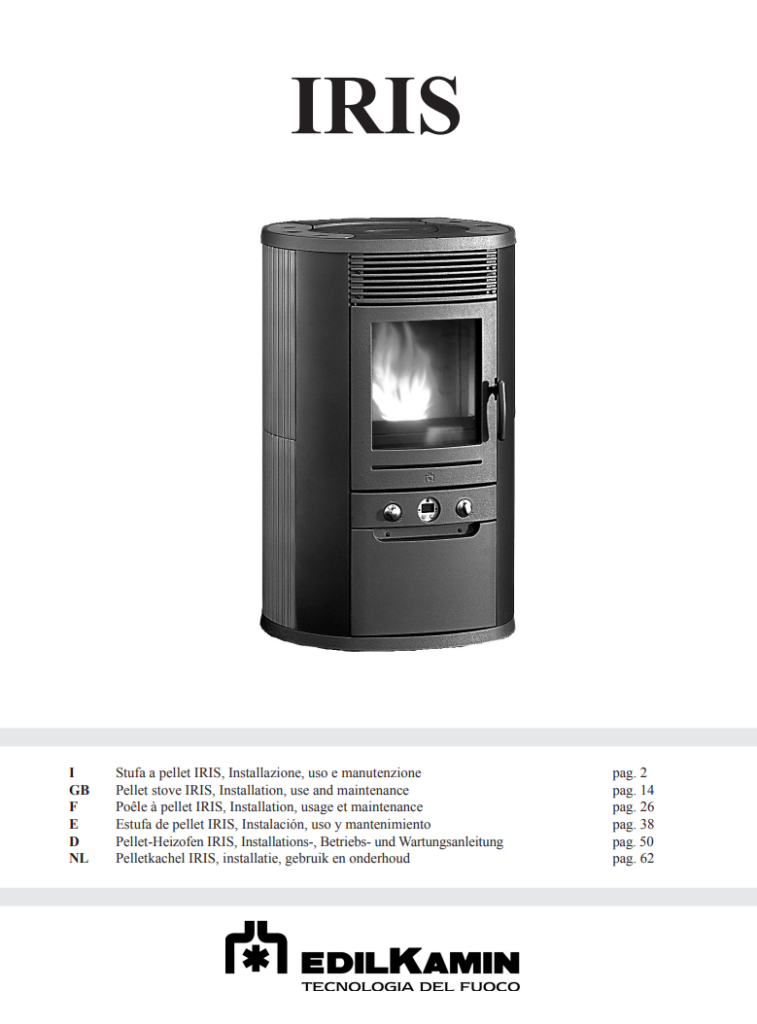 Manuale Stufa Edilkamin Iris PDF