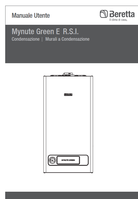 Manuale Mynute Green E RSI PDF