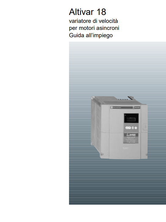 Manuale Altivar 18 PDF