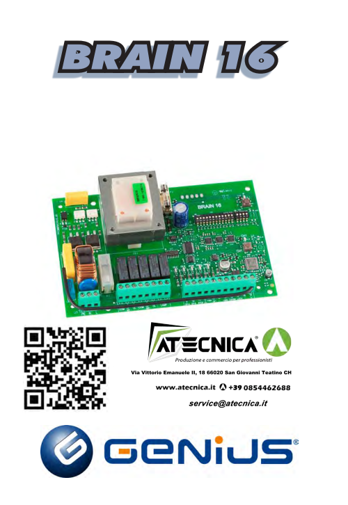 Manuale Genius Brain 16 PDF