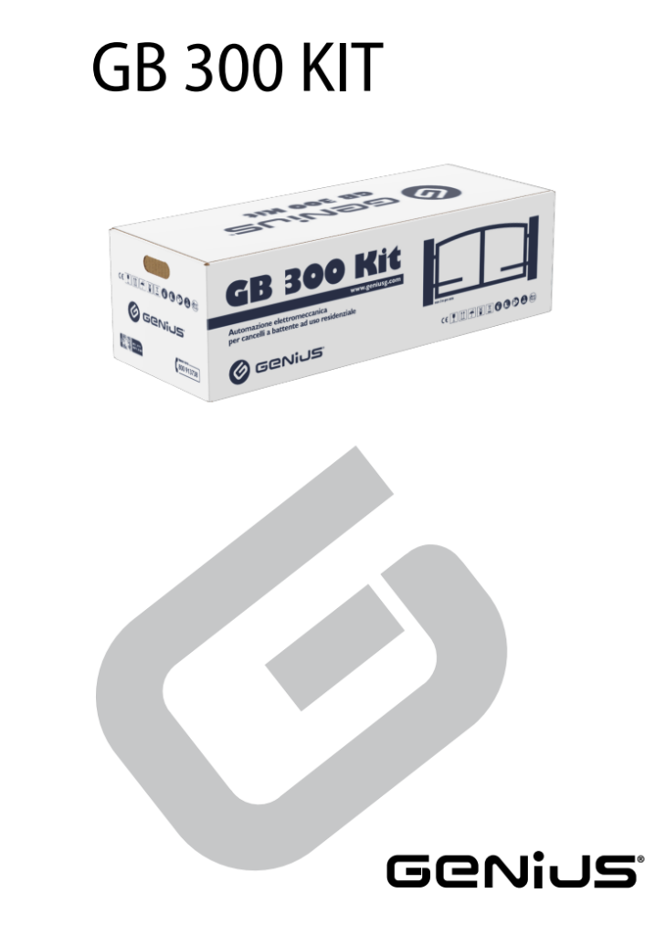 Manuale Genius GB 300 PDF
