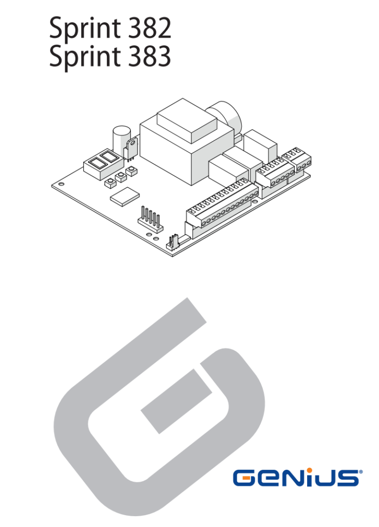Manuale Genius Sprint 380 - Sprint 382 PDF