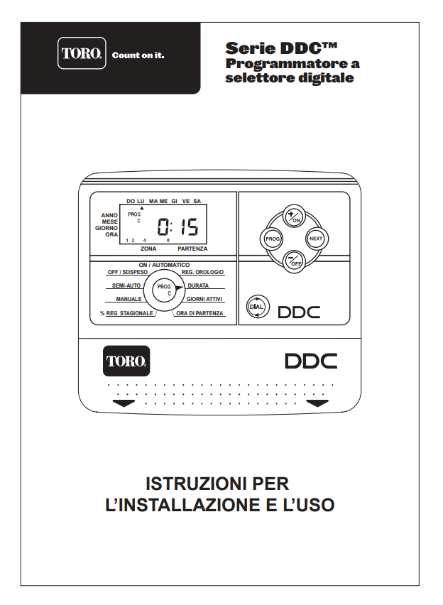 Manuale Toro DDC PDF