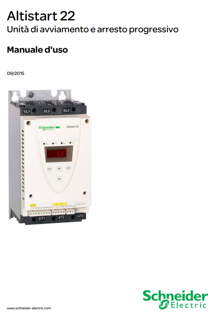 Manuale Altistart 22 PDF