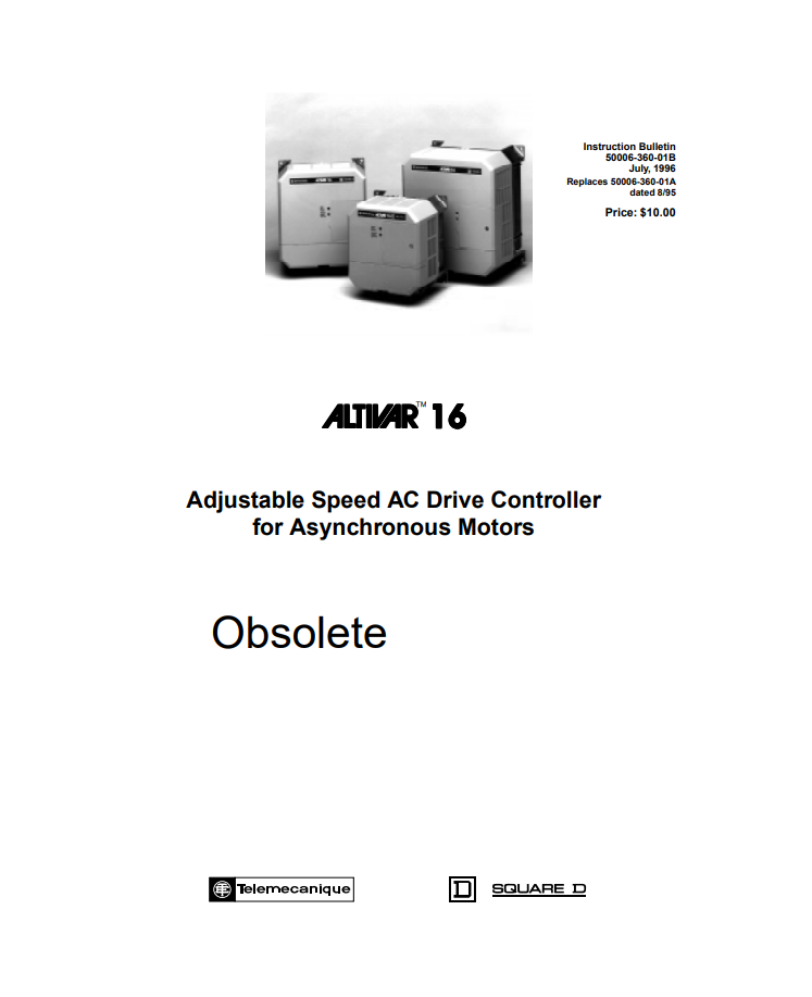 Manuale Altivar 16 PDF