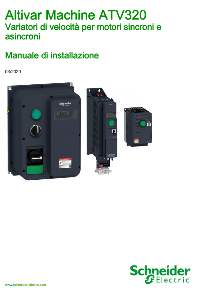 Manuale Altivar ATV320 PDF