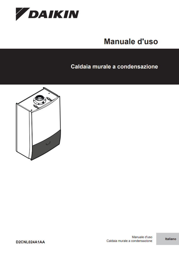 Manuale Caldaia Daikin D2C PDF