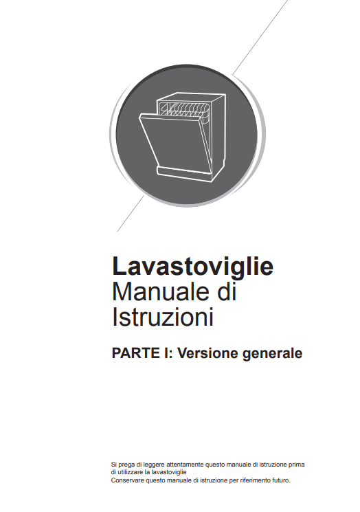 Manuale Lavastoviglie Midea MFD60S121X-IT PDF