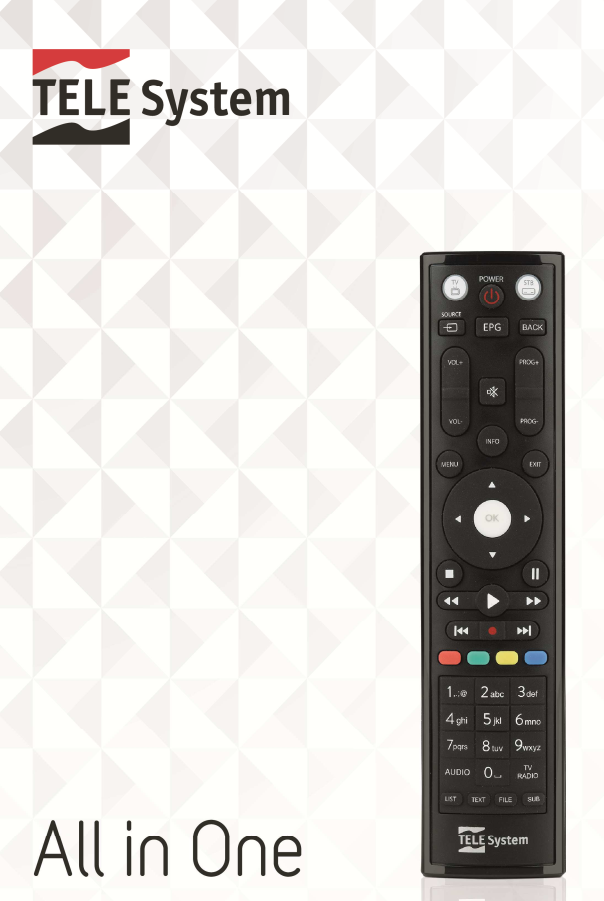 Manuale Telecomando Telesystem All in One PDF