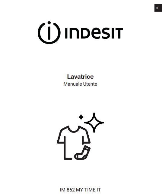 Manuale Lavatrice Indesit MY TIME IM 862 PDF