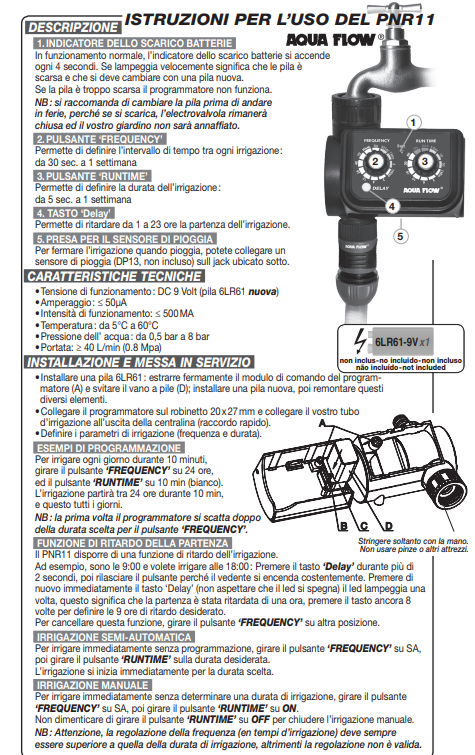 Manuale Jardibric PNR11 PDF