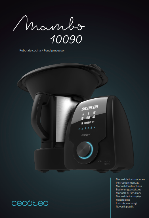 Manuale Robot da Cucina Cecotec Mambo 11090 PDF
