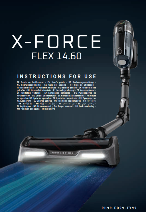 Manuale Aspirapolvere Rowenta X-FORCE FLEX 14.60 PDF