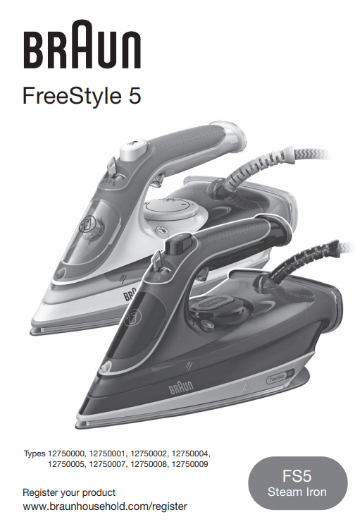 Manuale Ferro da Stiro Braun FreeStyle 5 PDF