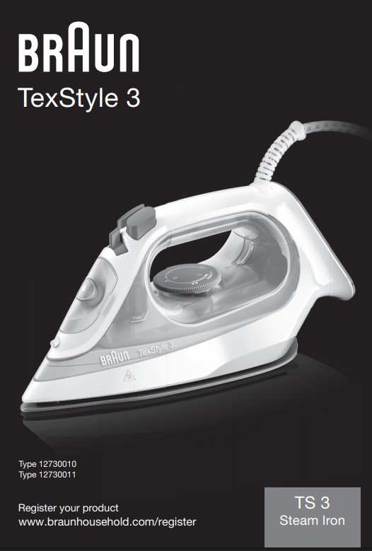 Manuale Ferro da Stiro Braun TexStyle 3 PDF