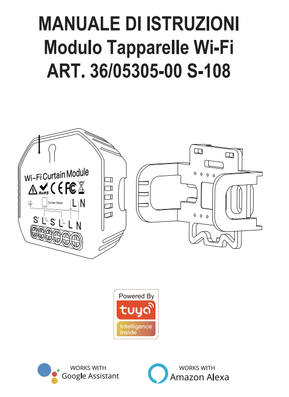 Manuale Interruttore Tapparelle Wifi LoraTap PDF