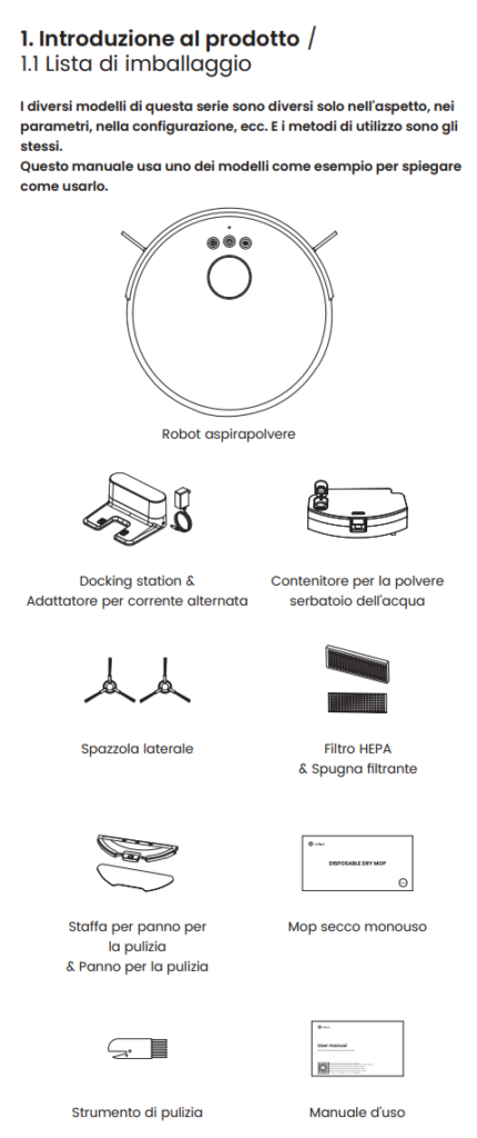 Manuale Robot Lefant M1 PDF