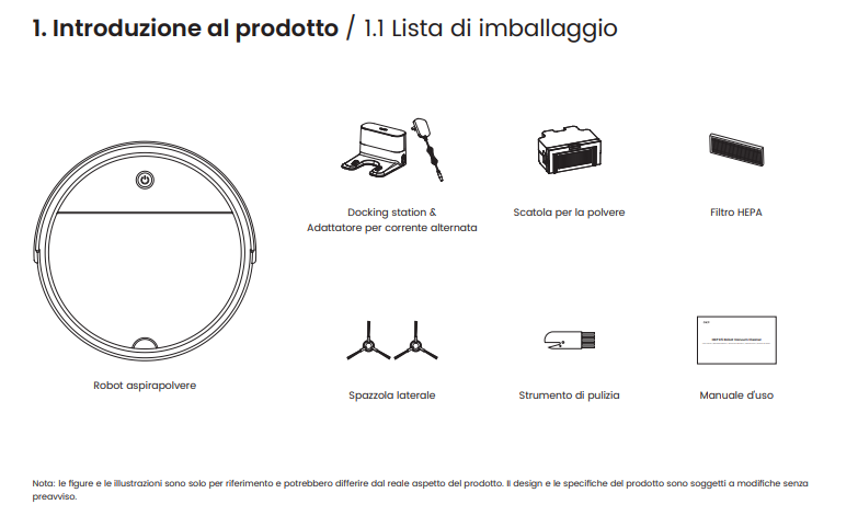 Manuale Robot Lefant M210 PDF