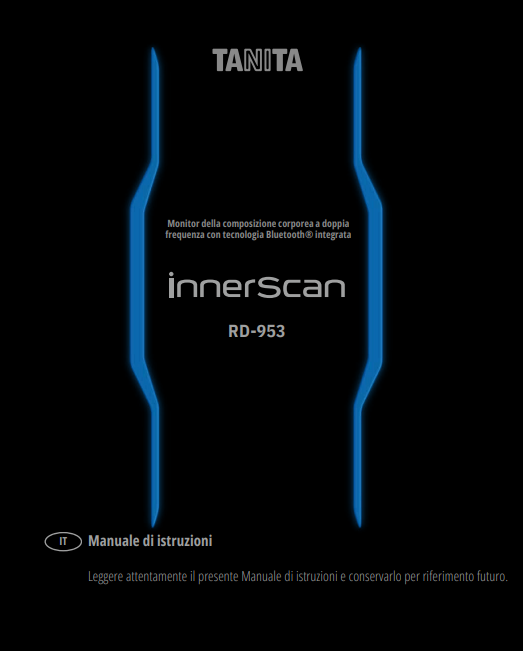 Manuale Tanita RD-953 PDF