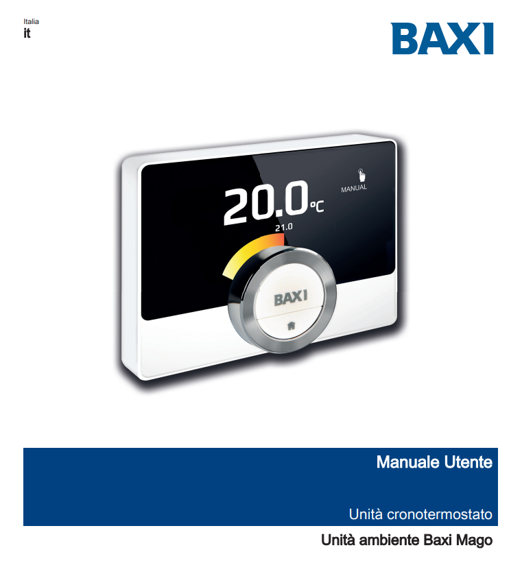 Manuale Termostato Baxi Mago PDF