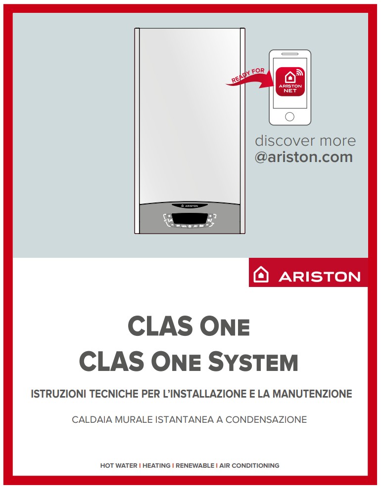Manuale Istruzioni Caldaia Ariston Clas One PDF