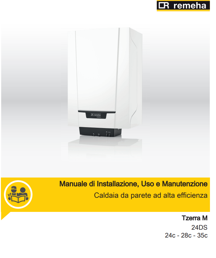 Manuale Caldaia Remeha Tzerra 24DS - 24c - 28c - 35c PDF