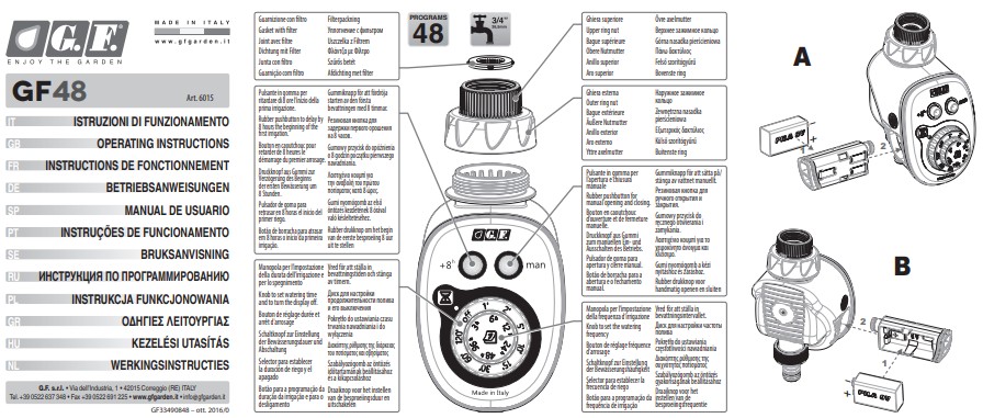Manuale Programmatore GF 48 PDF