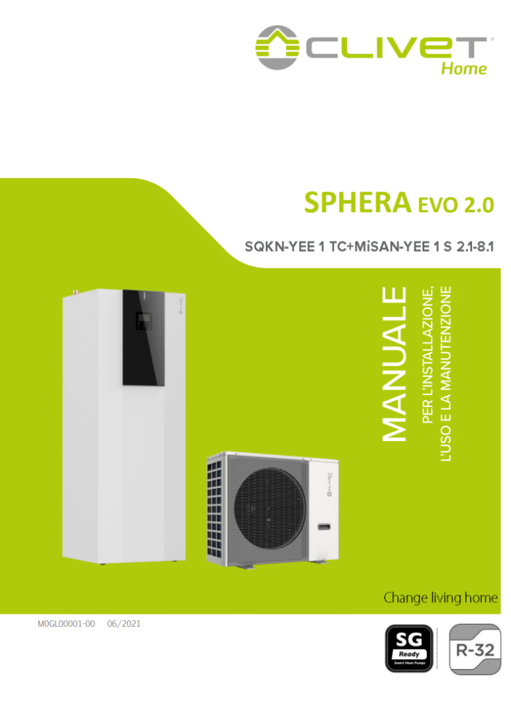 Manuale Pompa di Calore SPHERA EVO 2.0 PDF