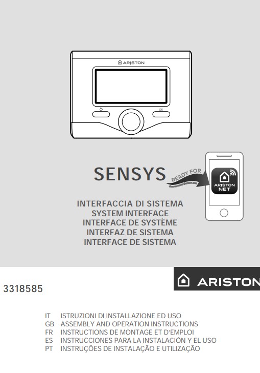 Manuale Termostato Ariston Sensys PDF